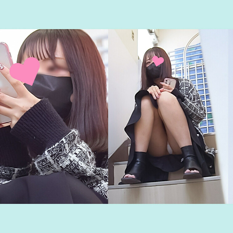アパレル通販モデル番外編 撮影後の地雷系素人モデルが私服で階段パンチラしてたのでこっそり撮影！

通販サイト商品撮影