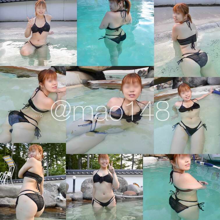 mao☆photo planでビキニ姿の写真を公開中です👙
露出はないけどちょっとだけエッチなビキニです♥️