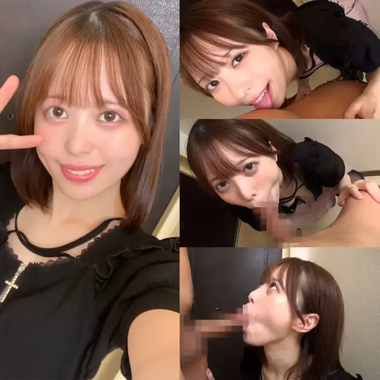 個撮)生意気！ガーリー系女子と思いきや【嬉しそうにチンポ丸呑み】ひょっとこ顔がエロい！絶妙バキュームのディープスロートフ