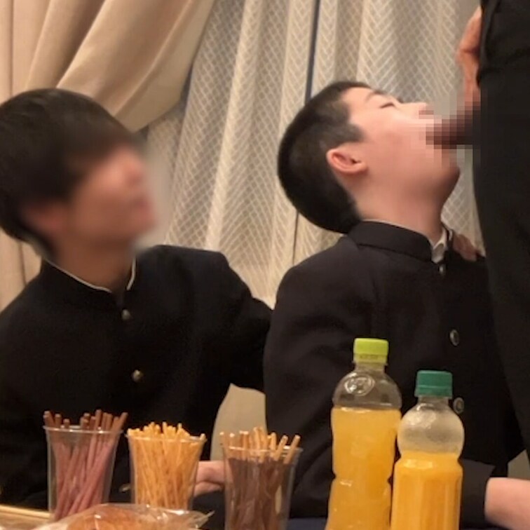 悪い先輩2人が純粋な学ランショ◯をハメてみた。