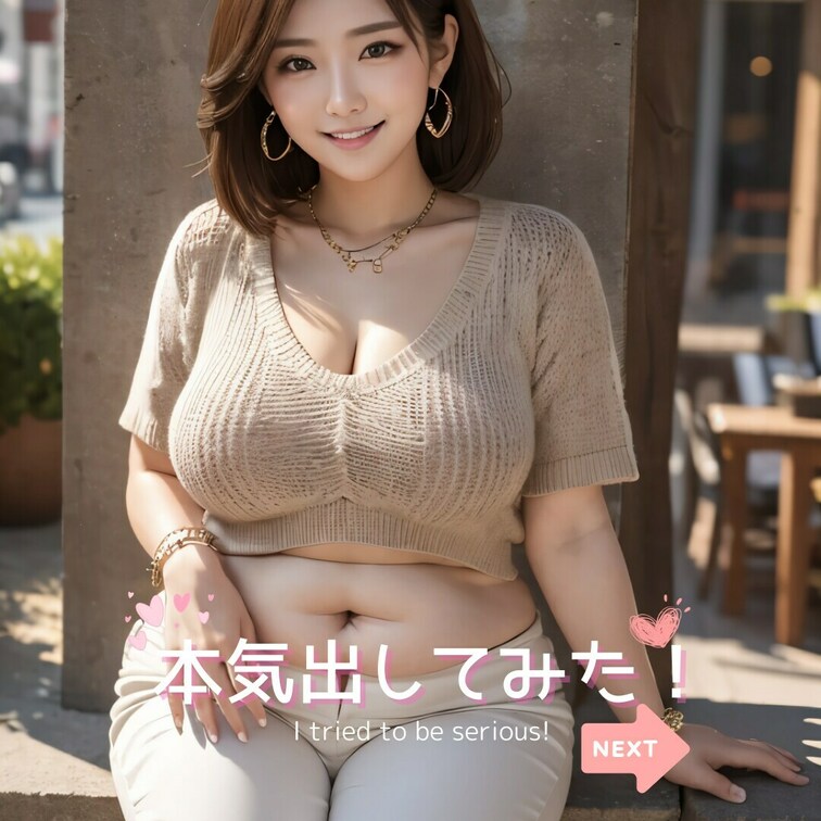 あ、これ?私の黒歴史。。。だったけど今は自信あるよ(Oh, this? My dark history. . . But