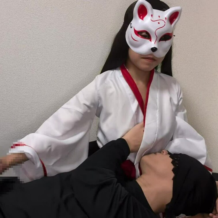 巫女服授乳手コキ冒頭10秒🤱⛩️