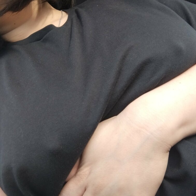 ノーブラで買い物帰り🩷