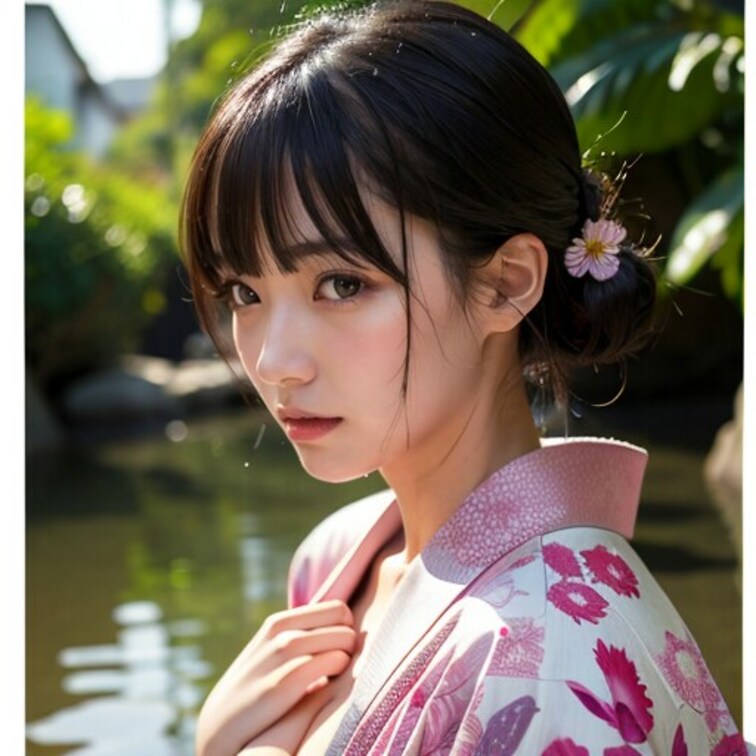 浴衣美人なお○○○さん