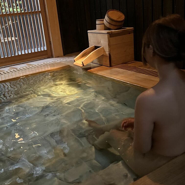 温泉に来てます♨️