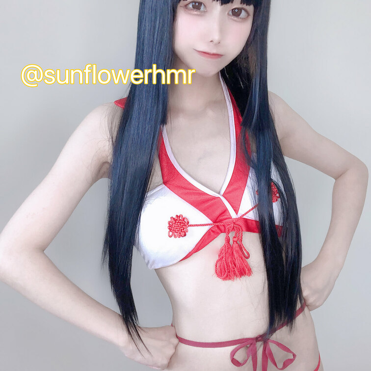 獣耳巫女さんです🦊