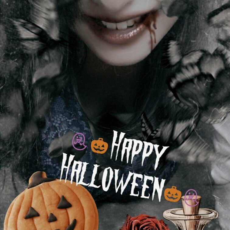 少し怖めに(๑´ლ`๑)笑
お菓子くれないとイタズラしちゃうよ??笑笑(*´艸`)