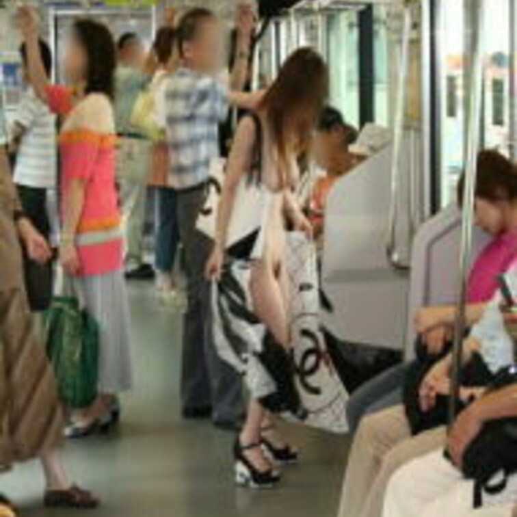 山手線車内全裸露出に挑戦！