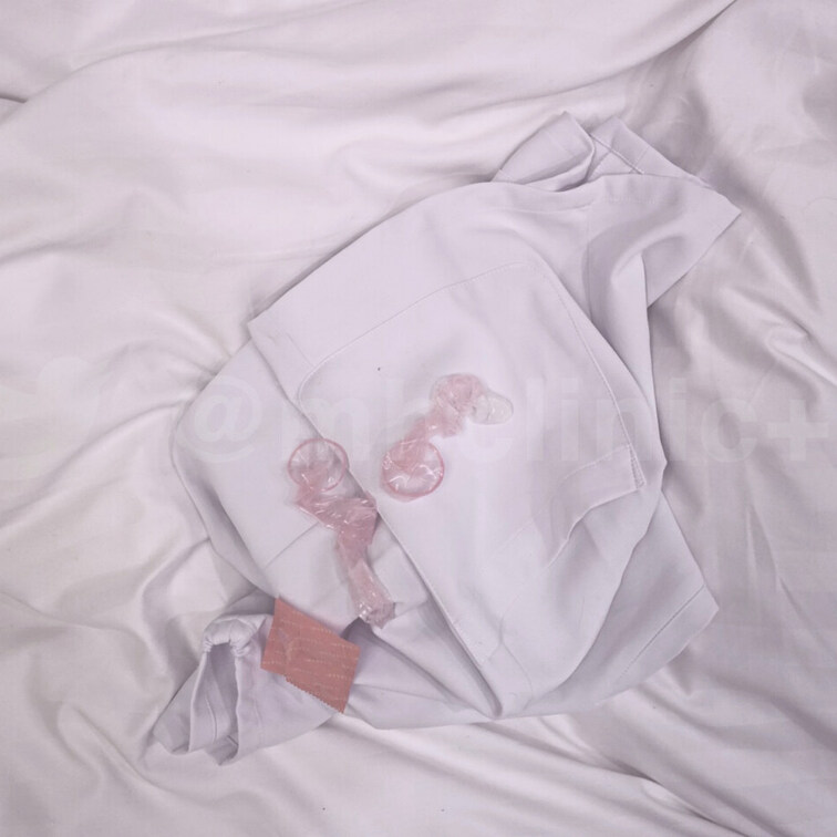 休憩中に3P…💉💉💦