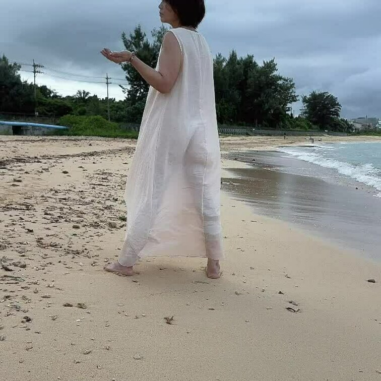 台風の影響で風が強くて🌀🌀🌀
でも海辺の貝拾いは楽しい♥️
何も飾らない
普段のMikuを見てくださいね🤗✨