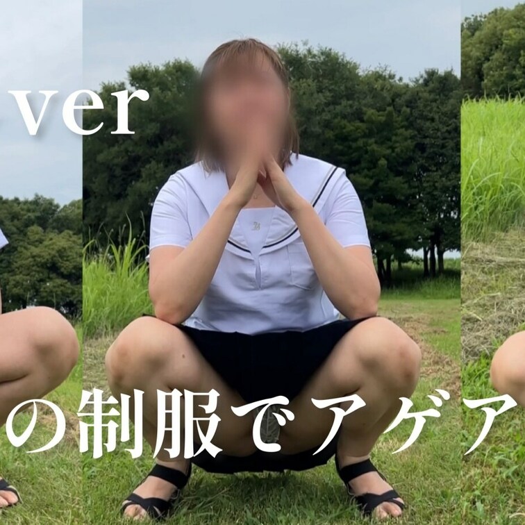 制服での撮影はまんざらでもないという事が表情を見ていただけるとわかると思います。
そしてノ乃ちゃんといえば放尿。
こ