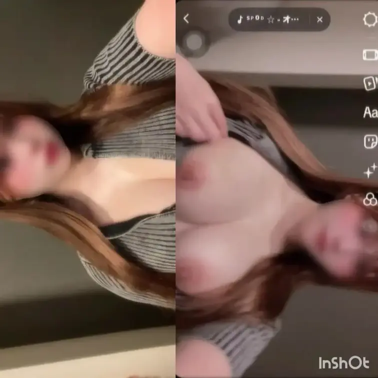 おっぱい写ってるからTikTokあげれないの🤫💞
かおだしみてーーーー？？？？