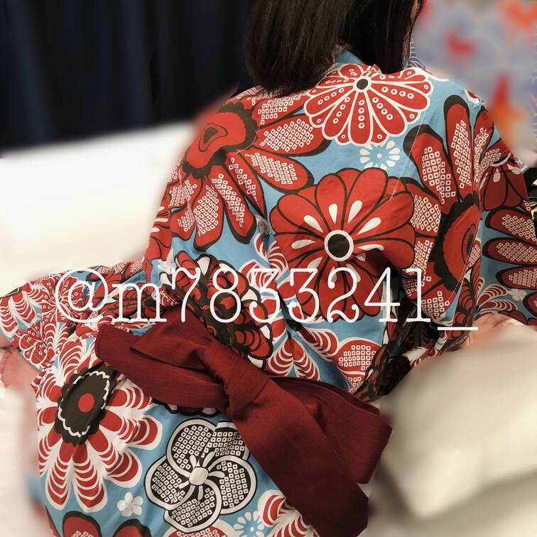 ホテルのガウンが浴衣だったの👘