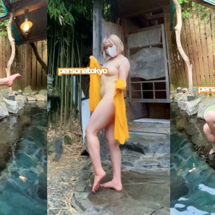 縦動画！箱根温泉貸切露天風呂めぐりpart①　完全版！