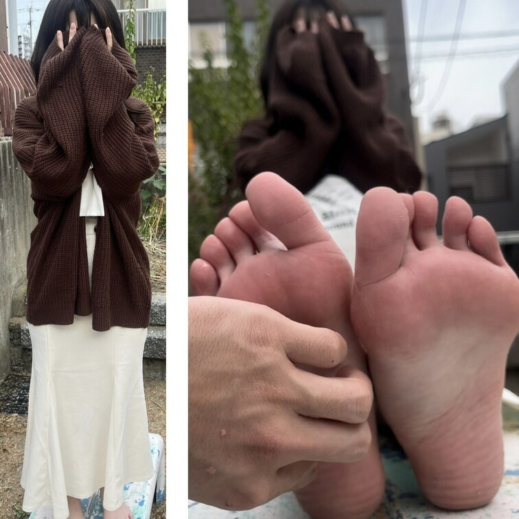 清楚系美女、23.5cm激弱足裏くすぐり！4分58秒

ブーツ履きでしたが蒸れておらず○○○でした！
指の付け根と