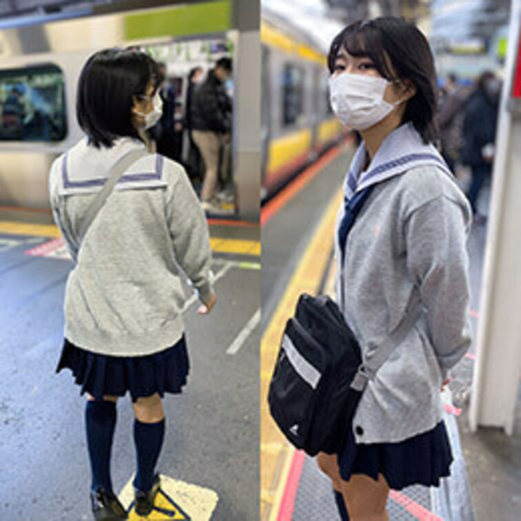 16時間着用【個人撮影】ボーイッシュな見た目のグレーパンツちゃん_短髪の美小女とパパ活～膣奥に中出しされて大絶頂!!

