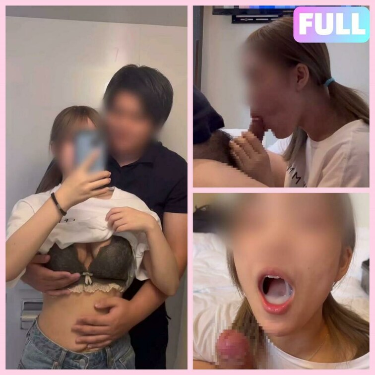 ホテルで朝から濃厚フェラチオで精子絞り取っちゃいました💕