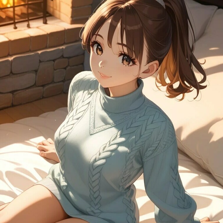 この子がクンニされてるところとか、バックで突かれてるところのイラストを各種プランにご加入いただくと見ることができます♡