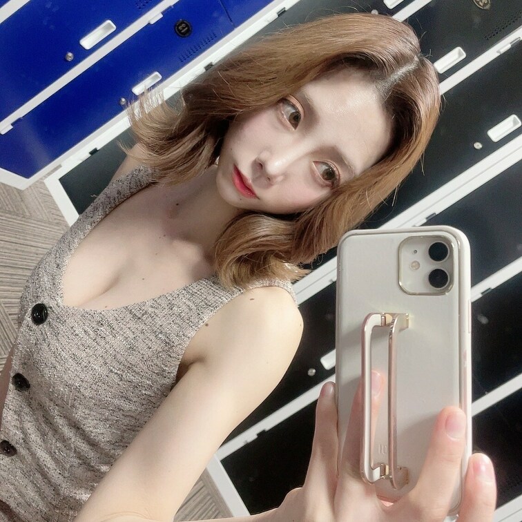 前髪上げてみた🙈❤️
