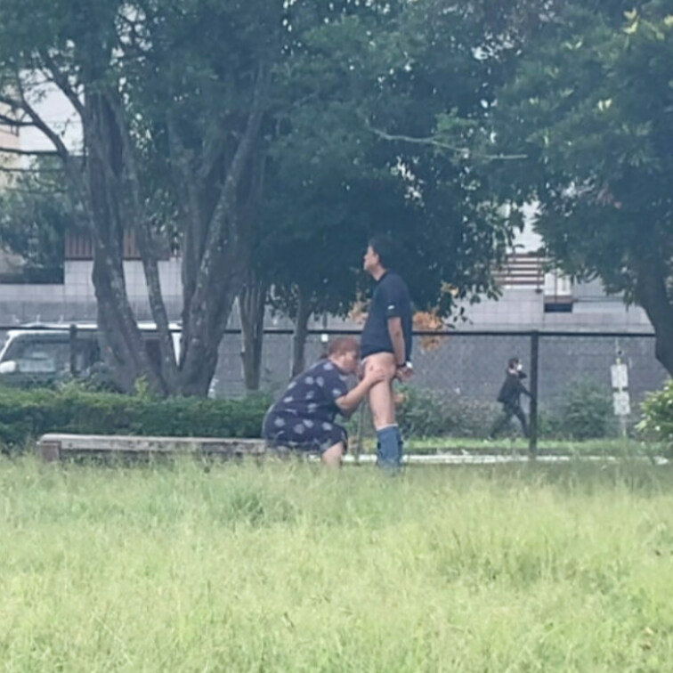 大自然でのフェラ😅
奥様とお散歩したら舐めたいと言って来たのでその場でおチンコ出しら、車も人も通るけどお構いなし舐め始