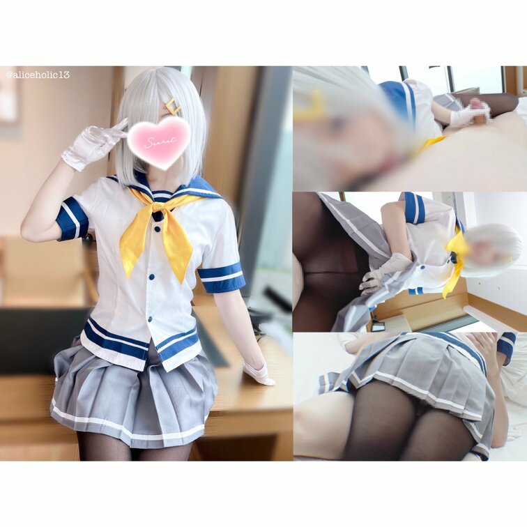 💙🤍推しキャラコスプレイヤーのあまあまオフパコ搾精♡ 膣奥を早漏ペ◯スでとんとんっ♥とノックしたら、お返しにどびゅぴゅー