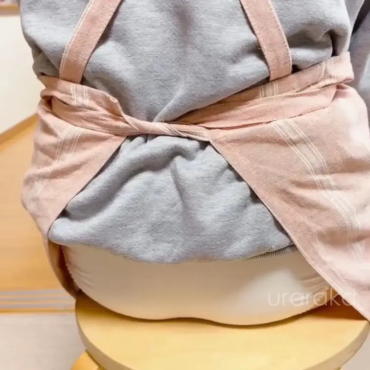 エプロン新しいくしたの~🌷✨