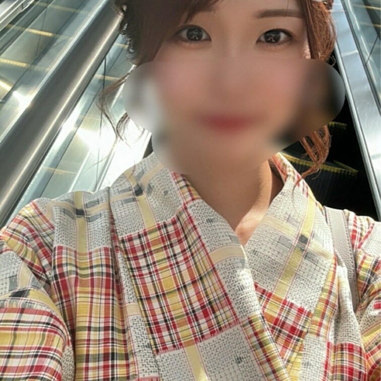 花火見に行ったとき🩷と自撮り🩷
