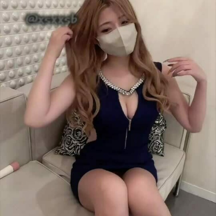 青ドレスキャバ嬢のオナニー🤍