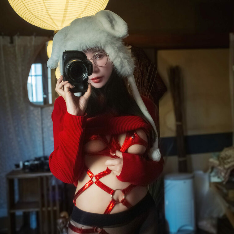 12月といういことで、おばあちゃん家のいかにも和室なお部屋から可愛いクリスマスっぽいふわふわをお届けします〜♪
よろし