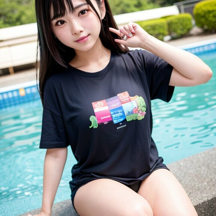 Tシャツ彼女