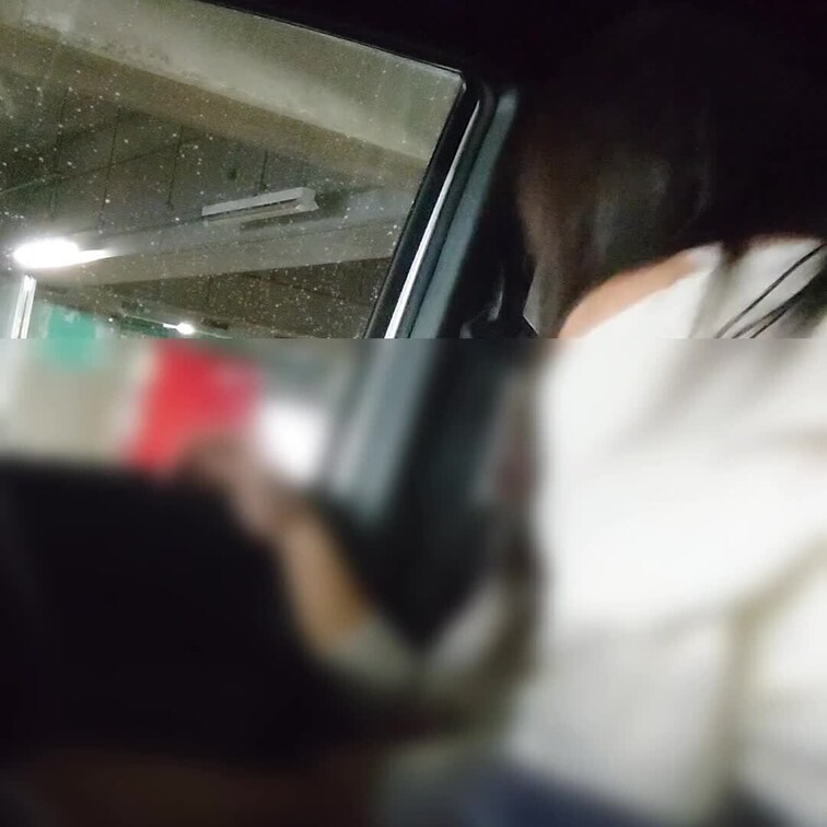 立体駐車場で生ハメ騎乗位(*´艸｀*)♡
見られちゃったかな？♡