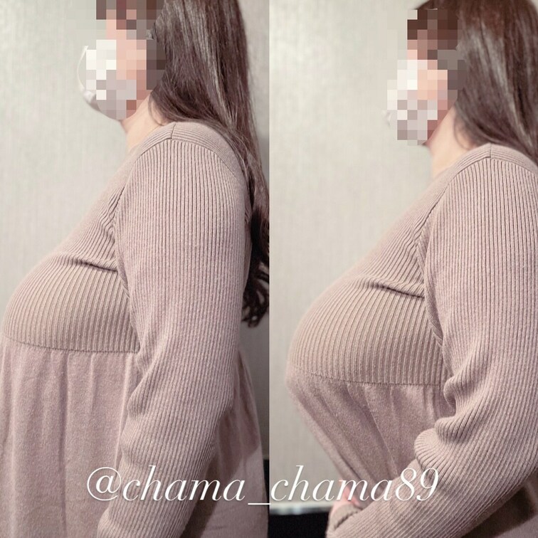 比較画像✨
巨乳あるある💦
服を腰で縛るとこうなるのよ💦
いつも視線集めちゃうから辛い💧