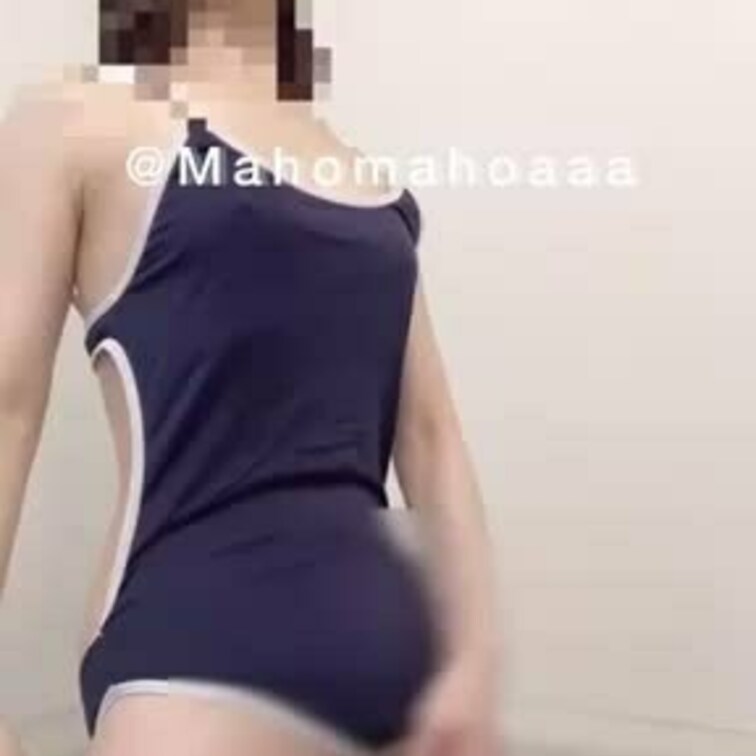 スクール水着着て、ディルド入れたら乳首勃起してきて、チクニー始めたらアヘ顔になって、腰振りが止まらなくなってオホ声だして