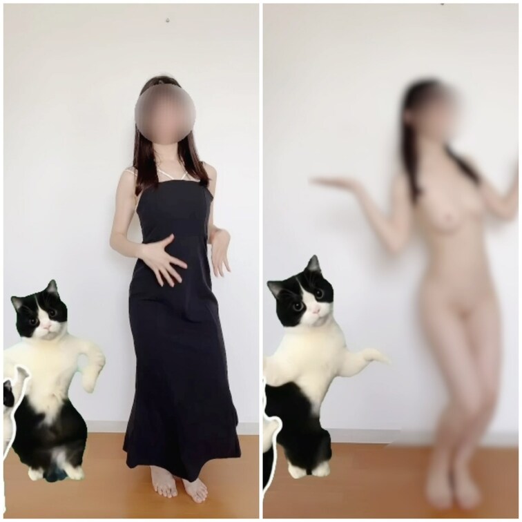 【エロTikToker】踊ってみた#９
 今流行りの猫ミームを全裸で踊ってみた🐈♡
 
 #猫ミーム
 #全裸T