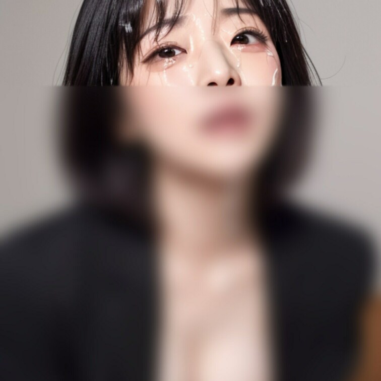 勤務中に社長に顔射された人妻秘書