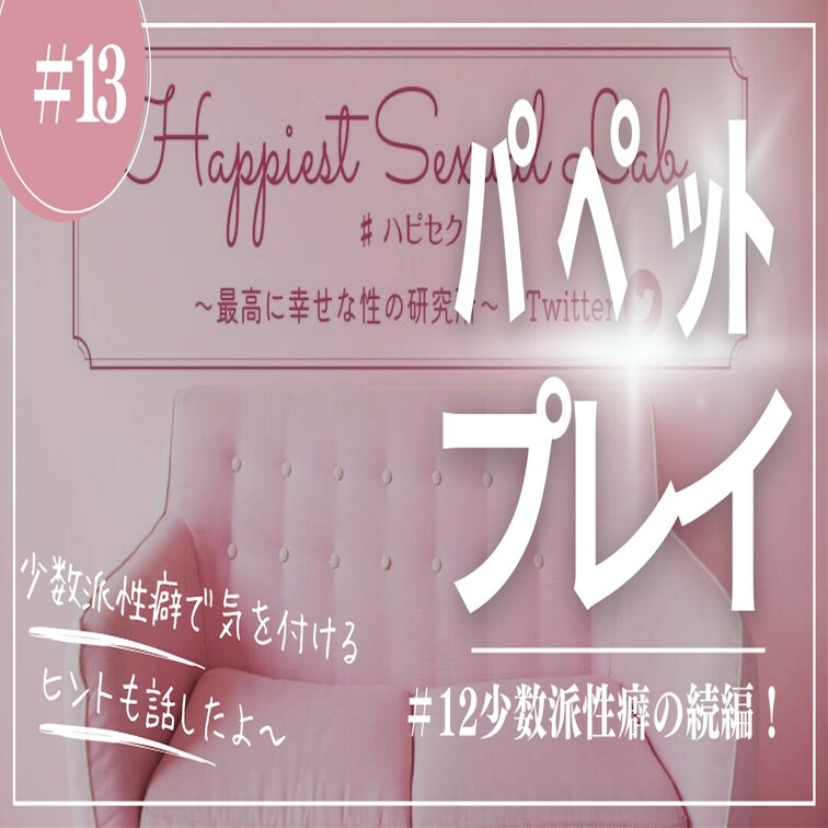 #13 パペットプレイ！少数派性癖を深掘りしてみた！

前回リクエストしてくださった
少数派性癖さんに追加で質問し