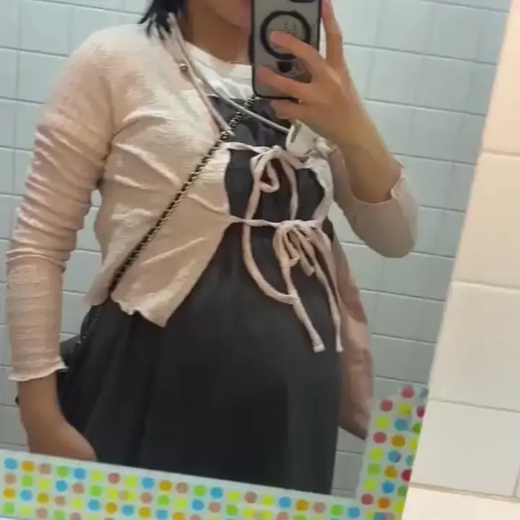 妊婦のボテ腹見て欲しいな🥺💓