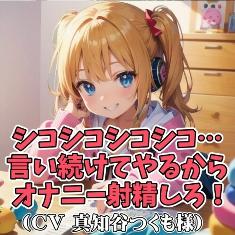 生意気な女の子に電話で
オナニー指示をされる内容です。
「シコシコシコシコシコシコシコシコ…」と
何度も何度もちん