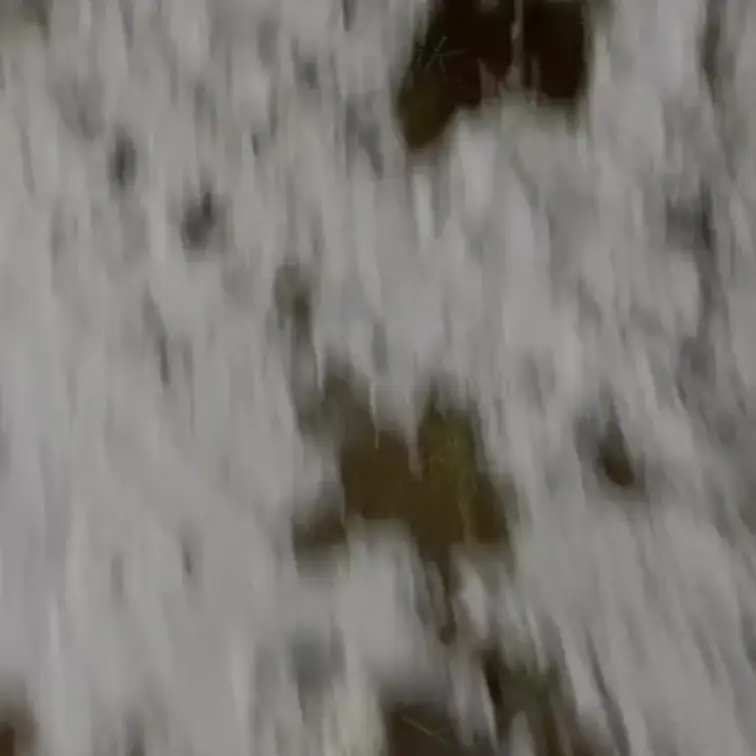 ♡起きたてのおしっこを雪に・・・♡