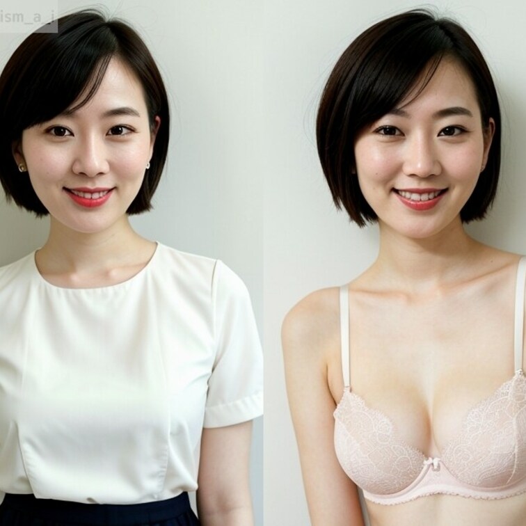 生成○○○で作成した素人美女の写真を投稿します。