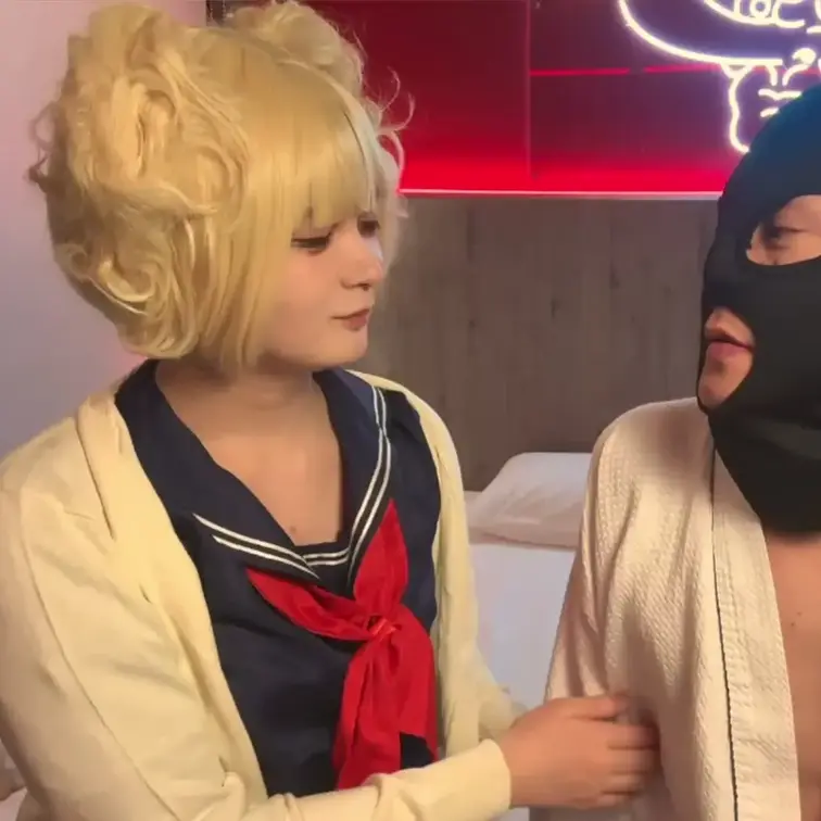 トガヒミコのコスでイチャイチャセックス🥰 気持ちよくなって🥴何回もいっちゃった💦 たくさん感じてるのを見てね✨