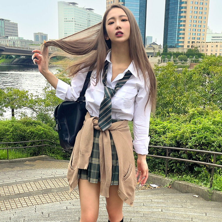 13時間着用【個人撮影】イエローぱんつちゃんと観覧車デート_ビッチそうに見えて照れ屋なギャルマンに中出し
