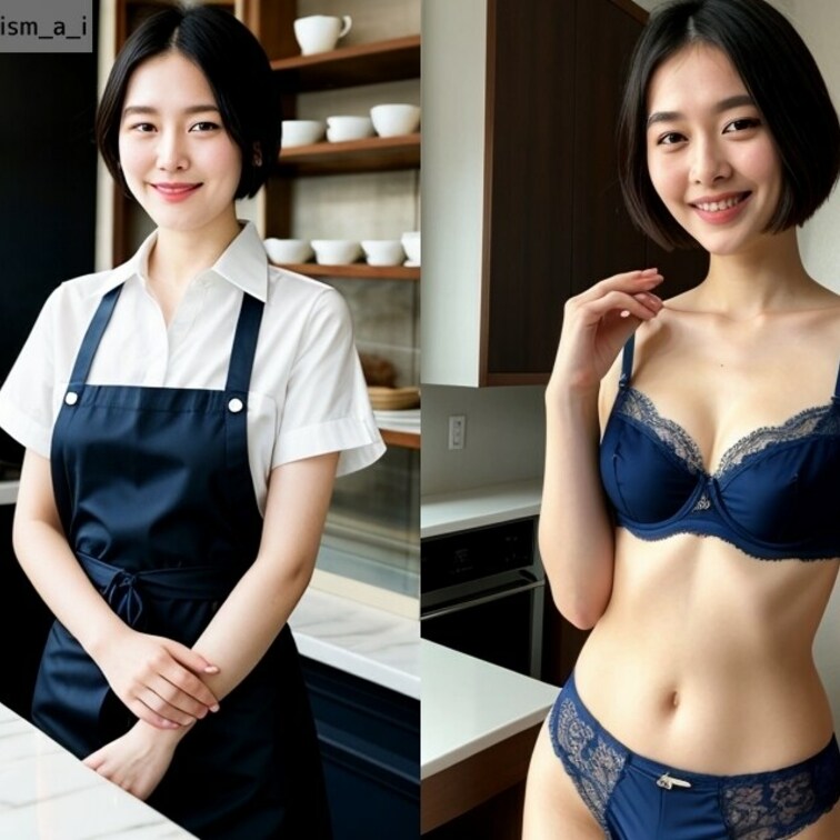 生成○○○で作成した素人美女の写真を投稿します。