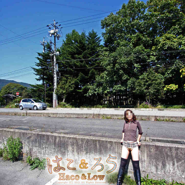 歩道で(^^
