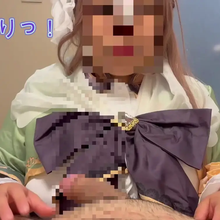 【Iカップ】コスシコ撮影会～うまむ ダイヤちゃんの勝負服でパイズリ～Modelななちゃん 激レア巨乳コスプレイヤーのおっ
