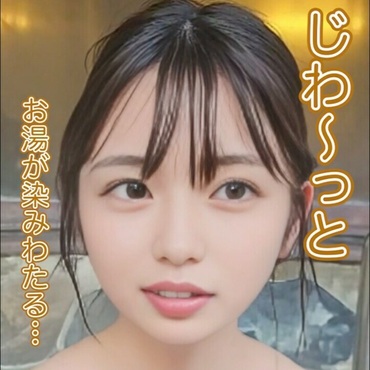 じわ〜っとお湯が染みわたる…