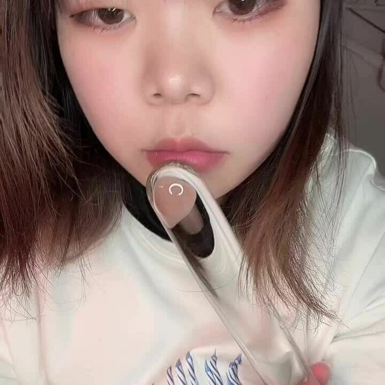 ピアス無しガラス棒フェラ
