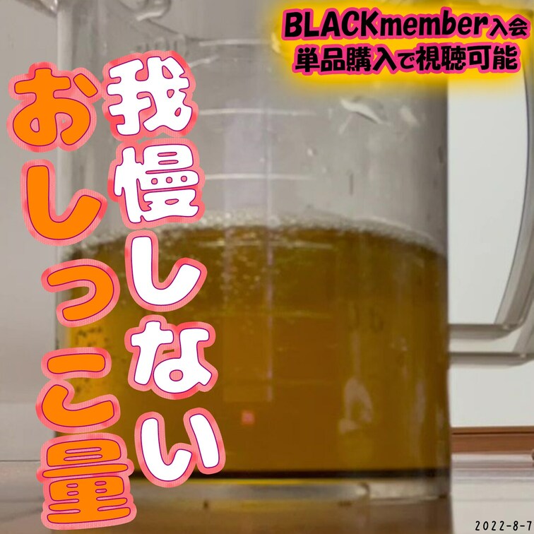 2022-08-7
⭐通常のおしっこの量計ってみた⭐
おしっこ我慢して配信したり、雑談したりしてるRincaちゃんで