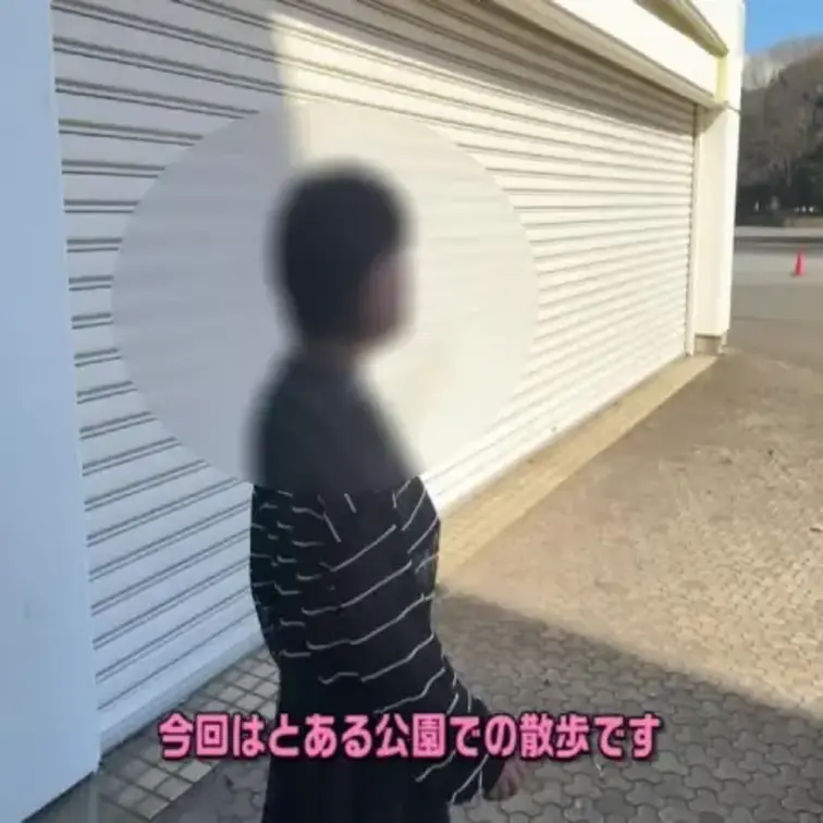 今回はとある公園でのお散歩です。映像より実際はかなりスケスケで、何人か気づいてくれたみたいでしたｗ