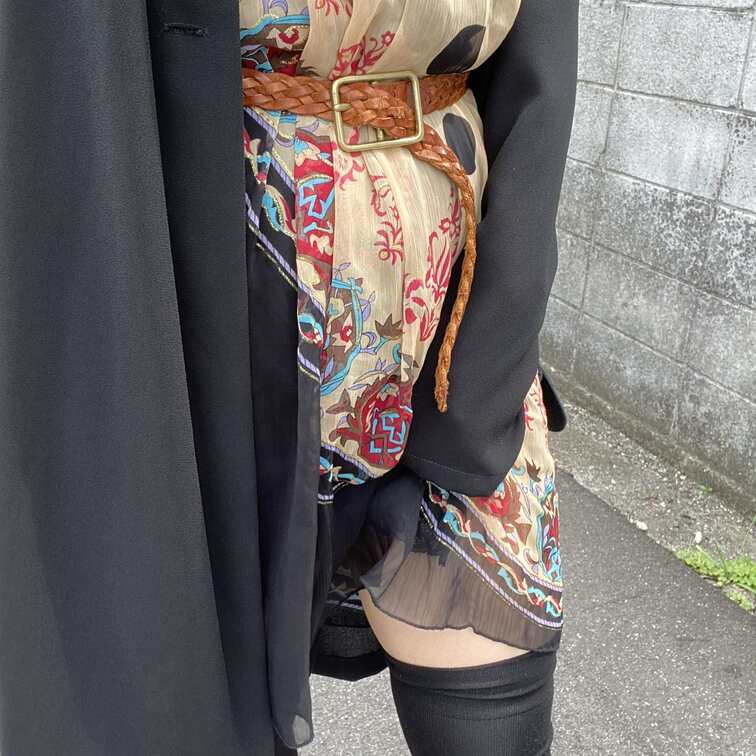 今日はフェチ撮影の日。
ワンピースにベルトを指定されたのでそれっぽく。